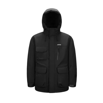 Down Jacket Men 2024 Winter New Rainproof, Windproof, Oil-Proof Stain-Resistant Goose Down Coat Down Jacket
