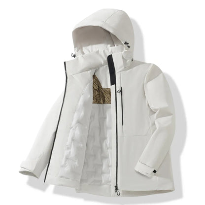 Warm Fleece Jacket Men Women Waterproof Windproof Winter Coat Unisex Outdoor Hiking Camping Skiing Climbing Windbreaker