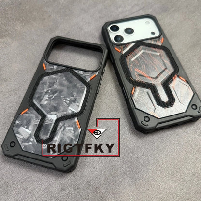 Heavy Military Mixed Armor Shockproof Phone Case For Iphone 17 Pro Max Air 16 15 Plus14 13 Magnetic Rugged Protective Back Cover