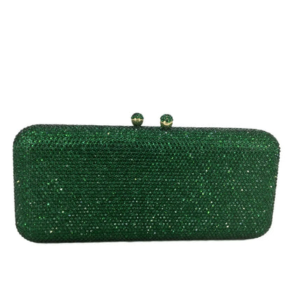 Women Brown Crystal Evening Bag Formal Party Dinner Rhinestone Handbags and Purses Bridal Diamond Clutch Purse