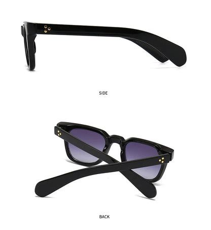 2026 Luxury Square Men Wmen Sunglasses Fashion Gradient Driving Shades Eyewear Vintage Green Trendy Rivets Sun Glasses UV400