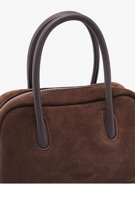 Original Handbags New Suede Bag Commuter Women's Bag Luxury Shoulder Crossbody Bag Boston Bag Handheld Bag