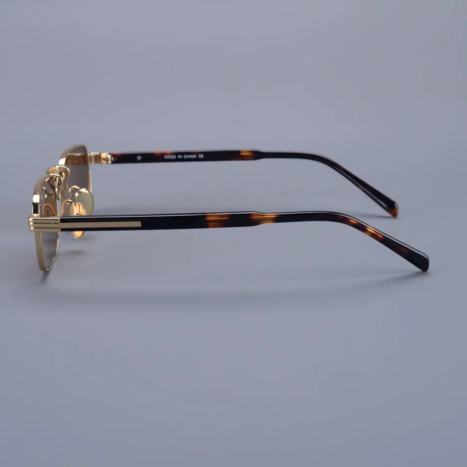 Small Square Top Quality Titanium Acetate Women Sunglasses Luxur Brand Designer Personality Retro Outdoor Men Sun Glasses UV400
