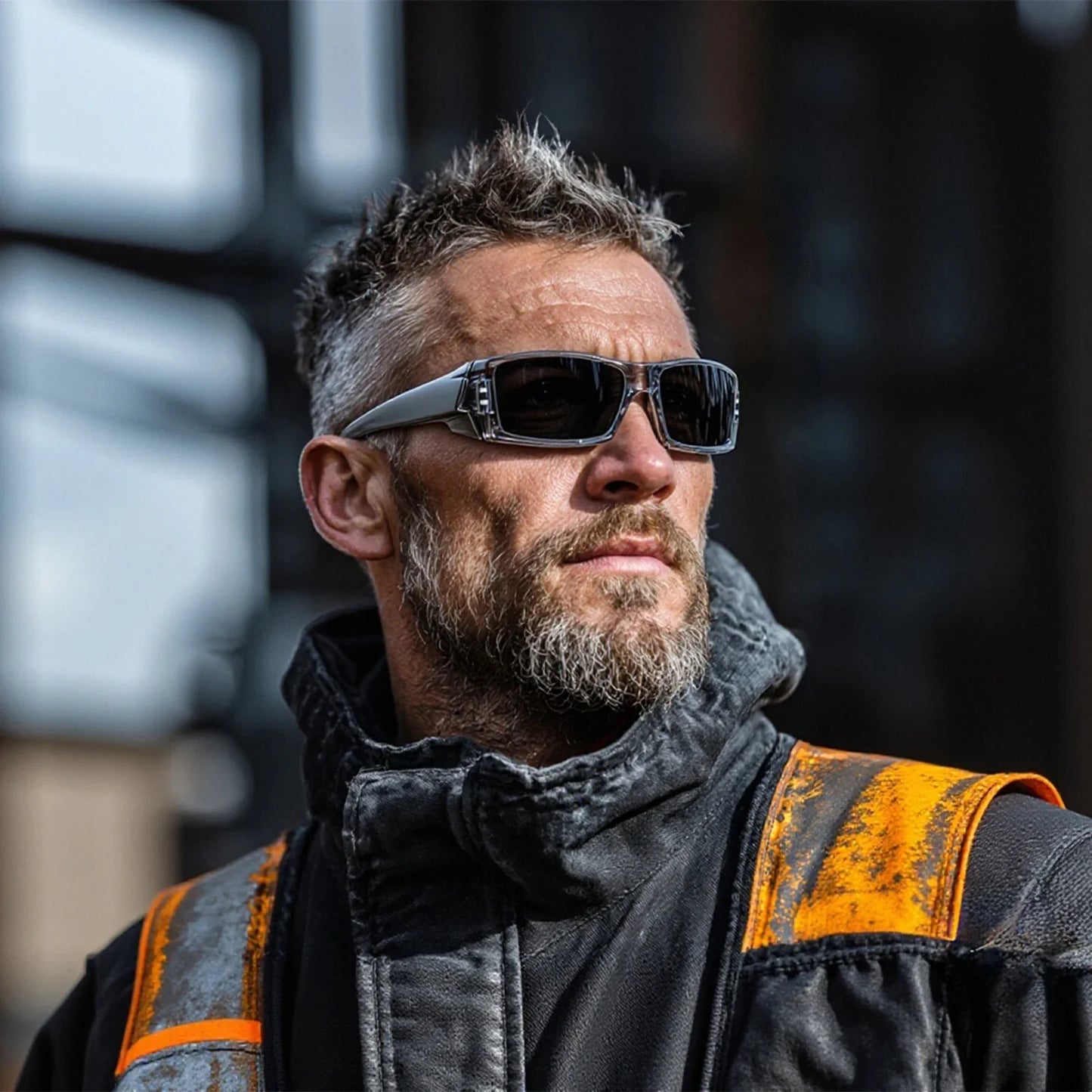 Z87 Polarized Sunglasses Men Women Wrap Around Sport Driving UV400 Retro Vintage Shield Safety Glasses 8231