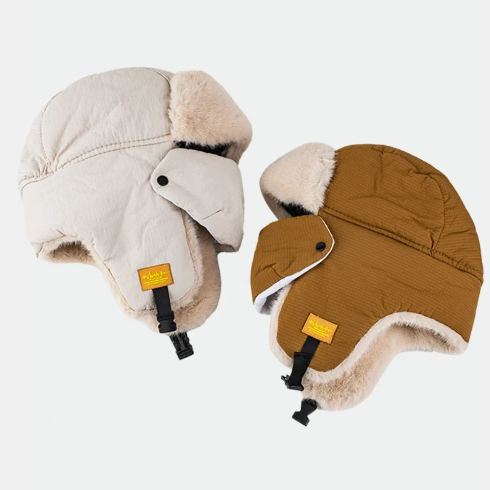 Russian Hat Thick Warm Winter Hat Men Women Fluffy Fur Hat with Mask Male Female Snow Ski Trapper Earflap Cap Bomber Hats