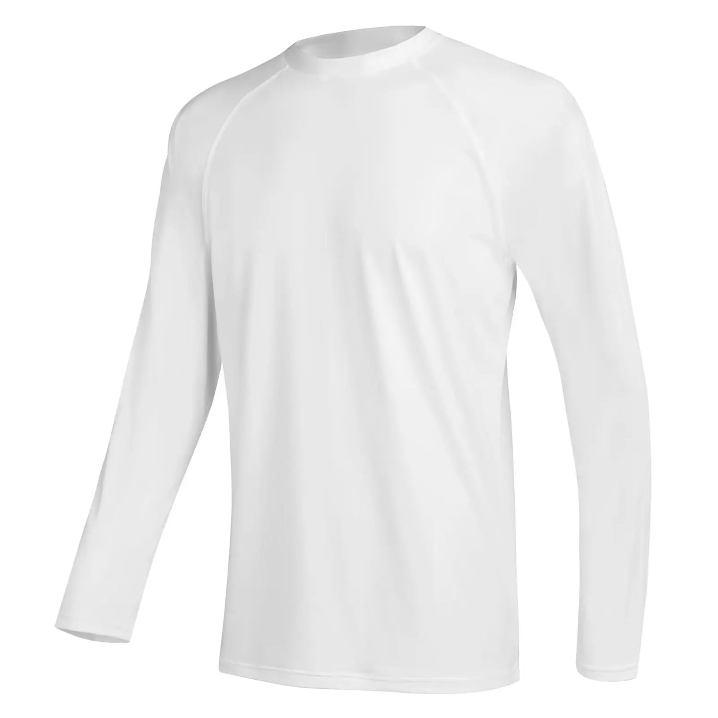 Men's Long Sleeve Swim Shirts Rashguard UPF 50+ UV Sun Protection Shirt Athletic Workout Running Hiking T-Shirt Swimwear