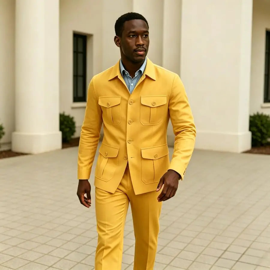 Sage Green Linen Safari Suit Men Summer Lightweight Two Piece Set Casual Wedding Groom Wear Beach Party Mens Fashion XS-3XL