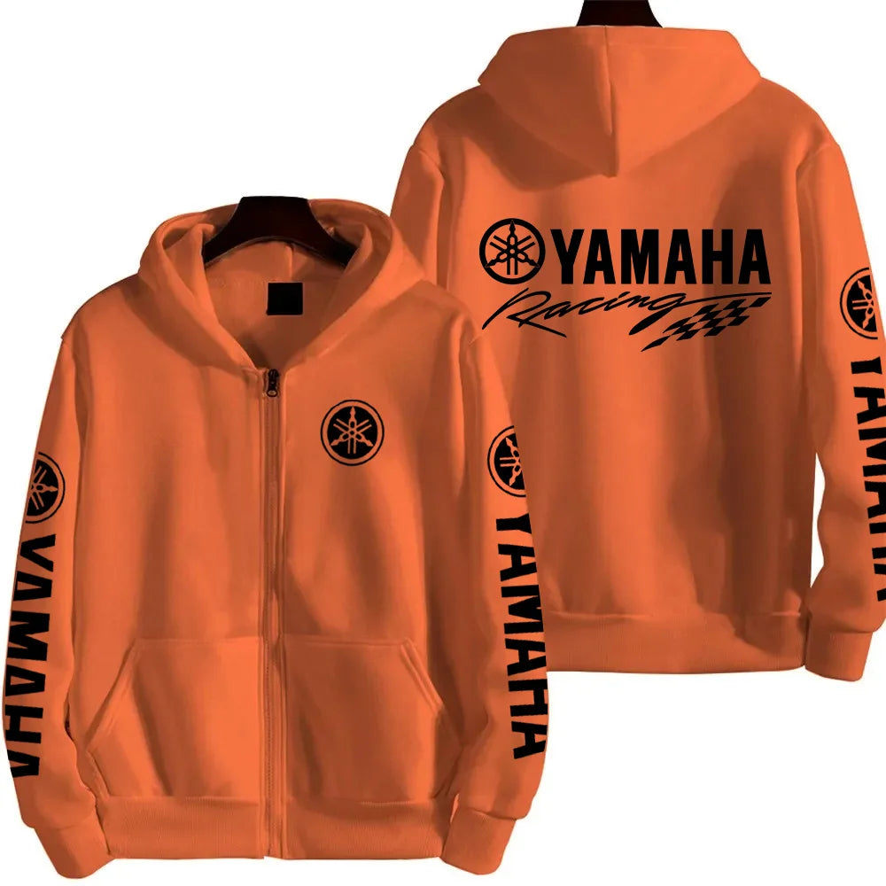 Logo Motorcycle Racing Team Men Zipper Hoodie 2026 New Fashion Women Sweatshirt Spring Autumn Sports Couple Jackets Coat
