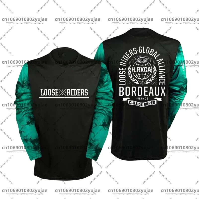 2025 newcomer motorcycle riding jerseys Loose rider shirt DH off-road motorcycle breathable sports T-shirt