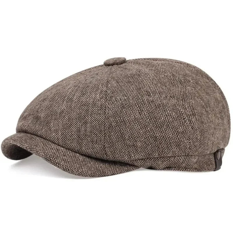 Men Casual Peaky Blinders hat Spring Autumn Retro Beret Hats Wild Casual Hats Unisex Wild Octagonal Cap girl Newsboy English hat