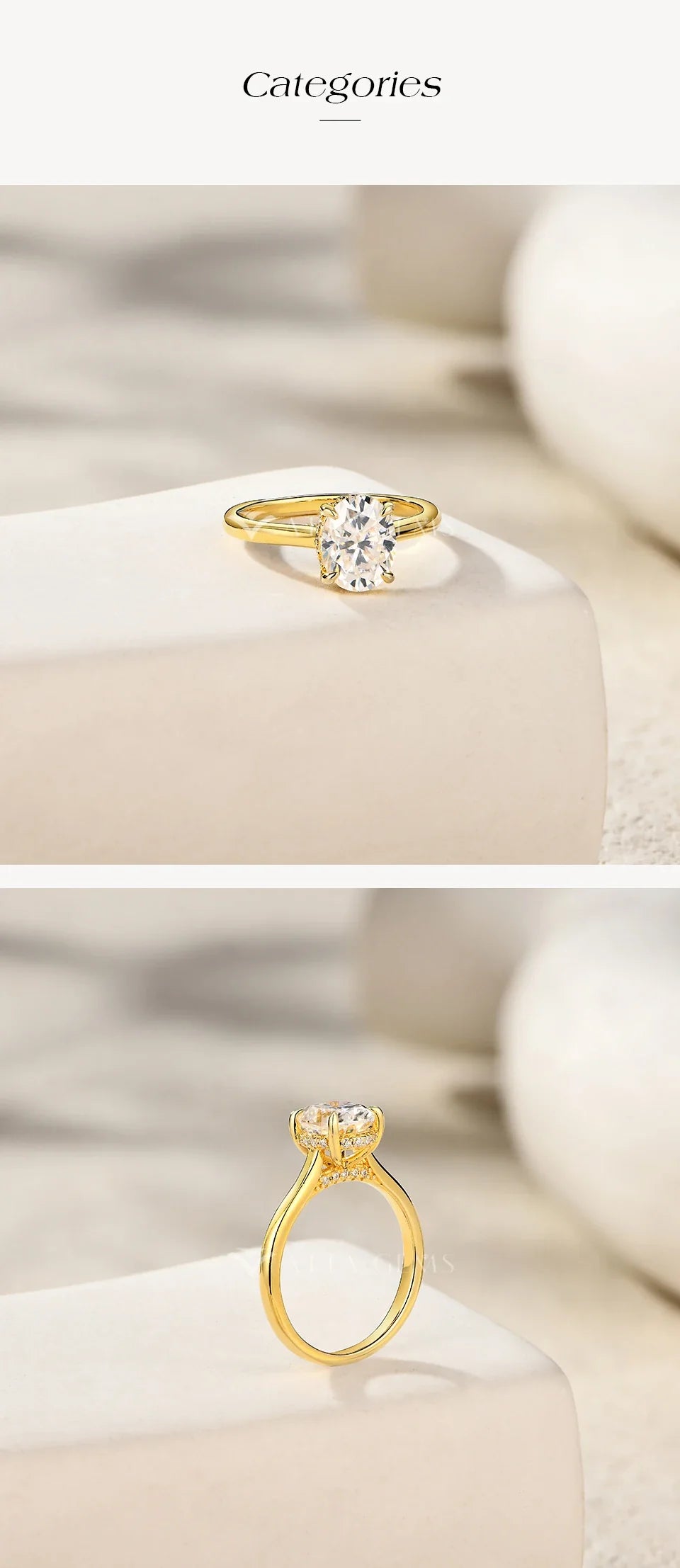 Oval cut 9*7mm2CT DVVS Moissanite Ring 925 Sterling Silver for Women Wedding Jewelry High Quality Shipping from the USA
