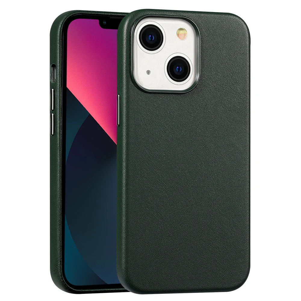 Clearance Sale for Magsafe Case Original Leather for iPhone 12 13 Pro Max 13 Mini Magnetic Wireless Charging Cover