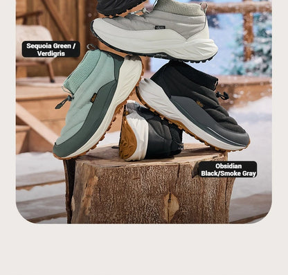 Men Winter Boots High-Top Thermal Ankle Support  Fleece Lined Ice Grip Abrasion-Resistant Sneakers Male 672542215A
