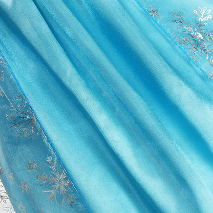 Girls Snow Queen Elsa Kids Costumes for Girl 2025 Carnival Party Prom Gown Robe-Playing Children Clothing Toddler Princess Dress