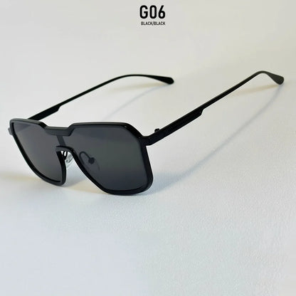 UV400 Protection Sunglass Men Luxury Steampunk Sunglasses Women Trendy One Pieces Fashion Glasses Gafas De Sol Hombre Zonnebril