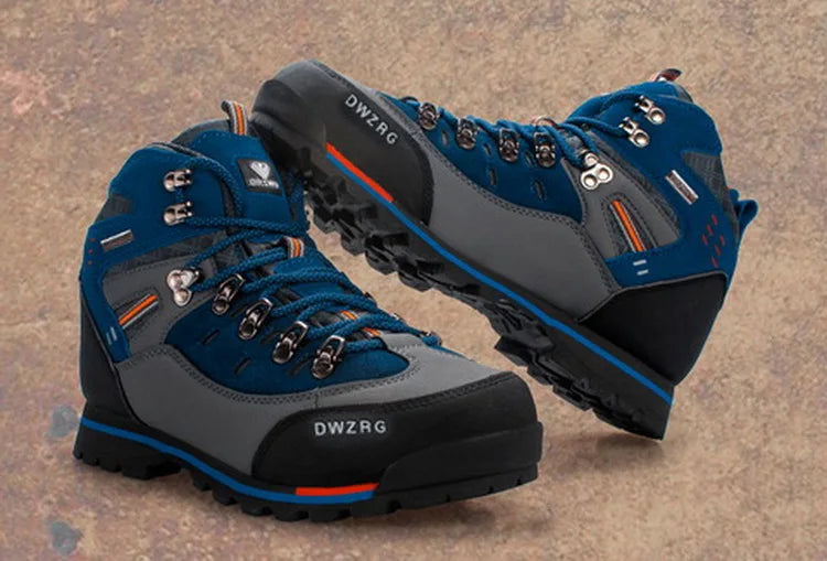 2026 Men Outdoor Ankle Boots Waterproof Sports Shoes Mountain Climbing Classic Footwear Leather Sneakers Hiking Boots Fashion