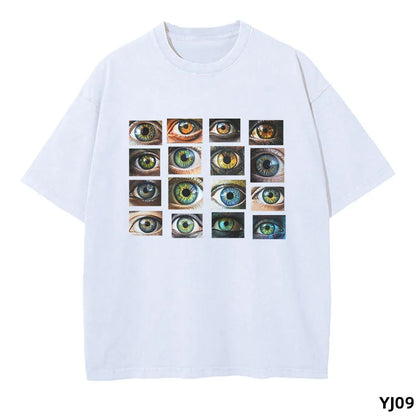 Anime Pain Printed T Shirt Men Retro Washed 100% Cotton Tops Tees Harajuku Tshirt 2023 Streetwear Hip Hop Male T-shirts