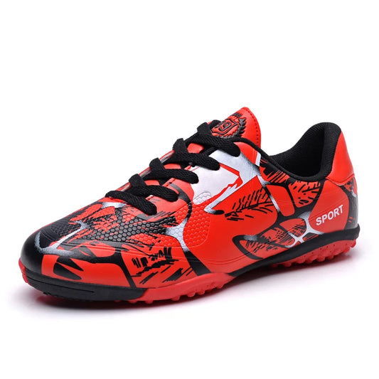 Children Soccer Shoes Sports Society Field Boy Football Shoes Futsal Fast Indoor Sneaker Original Ankle Cleats Football Boots