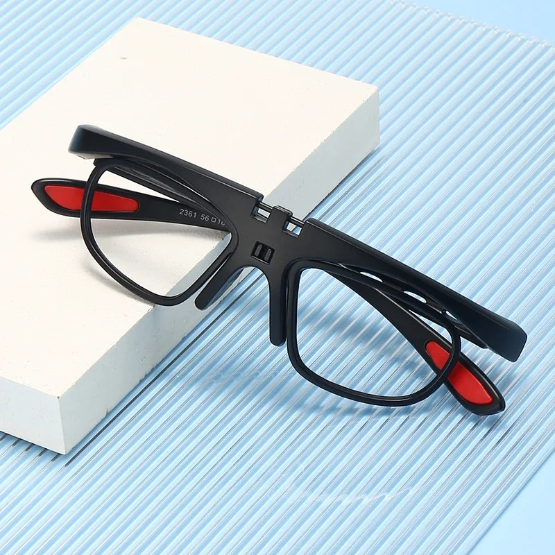 Cycling 4 In 1 Sets Polarized Clip On Sun Glasses Eyeglasses TR90 Magnetic Sunglasses Men Glasses Frame UV400 Anti-Glare