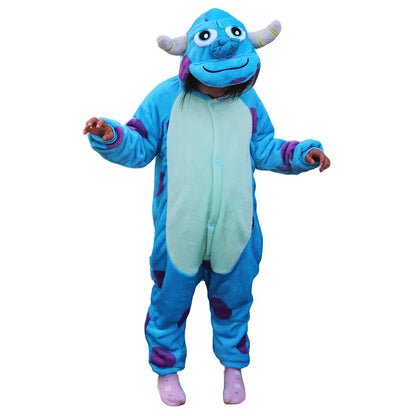 Cartoon Kigurumi For Kids Animal Onesies Children Pyjamas Halloween Cosplay Costumes
