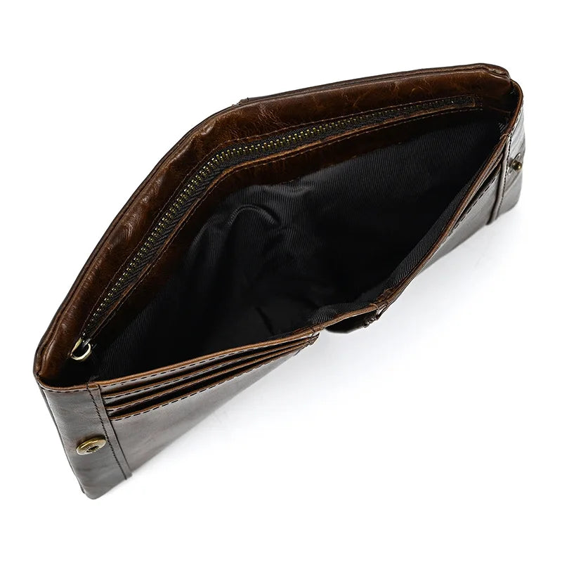 Men Card Holder Geestock Men's Wallet Rfid Credit Card ID Short Wallet Fashion Multi Card Retro Cowhide Coin Purse Casual wallet