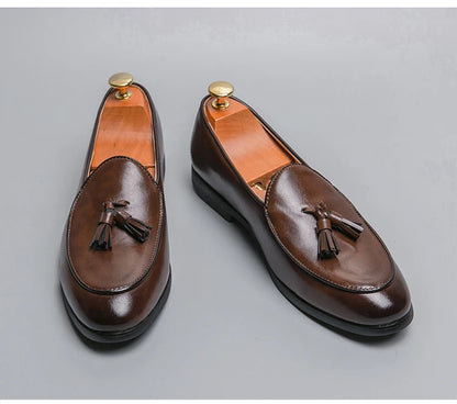 Men Formal Shoes Tassel Loafers