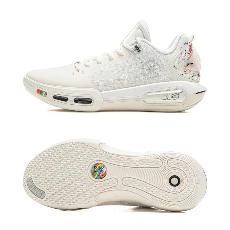 Men's WADE SHADOW 7 On Court Basketball Shoes BOOM Cushion Wearable Anti-slip LiNing Stable Sneakers ABPV011