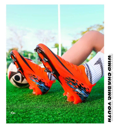 New Men Football Boots Ultralight Soccer Shoes Sport Outdoor Match Unisex Non-Slip Cleats Adult Comfortable Grass High-quality