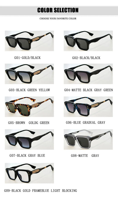 Luxury Sunglass Men Vintage Square Sunglasses Women Trendy 2026 Fashion Glasses  Dropshipping Shades Gafas De Sol Hombre Okulary
