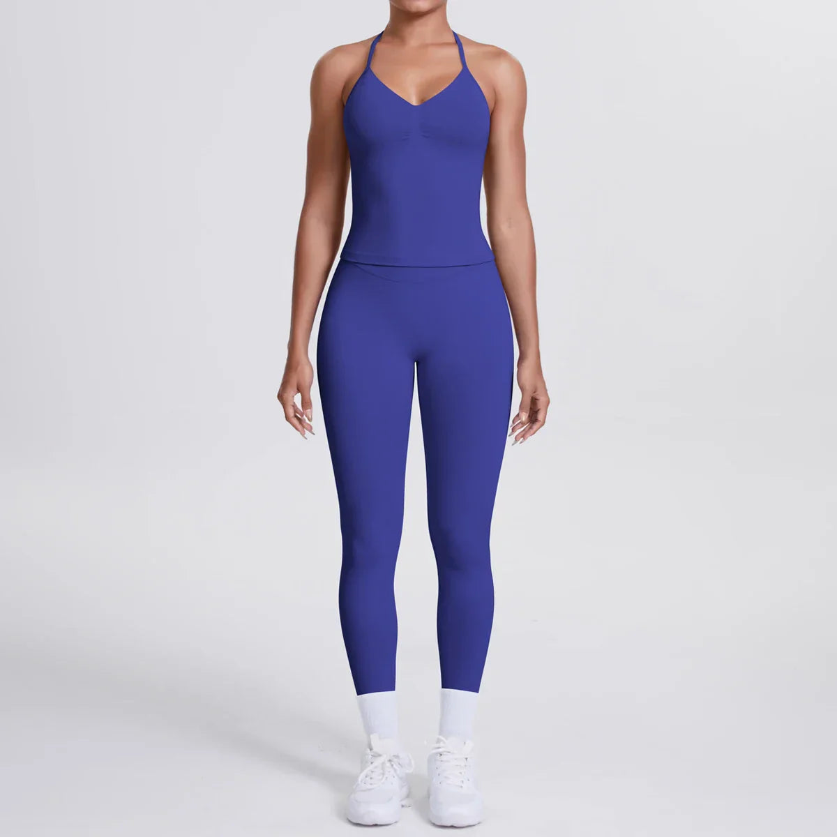 2 Piece Yoga Clothes Women Tracksuit Athletic Wear Pilates Fitness Suit Gym Workout Push Up Clothes Sports Bra Leggings Suit