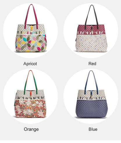 Retro Large Capacity Shoulder Bag for Women's Work 2024 Seasons New Leisure Personalized Tote Bag Fashion Underarm Bag
