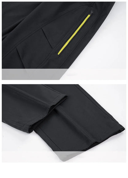 Outdoor Hiking Pants Male Waterproof Windproof Climbing Paratrooper Trousers Autumn Wear-Resistant Camping Cycling Cargo Pants