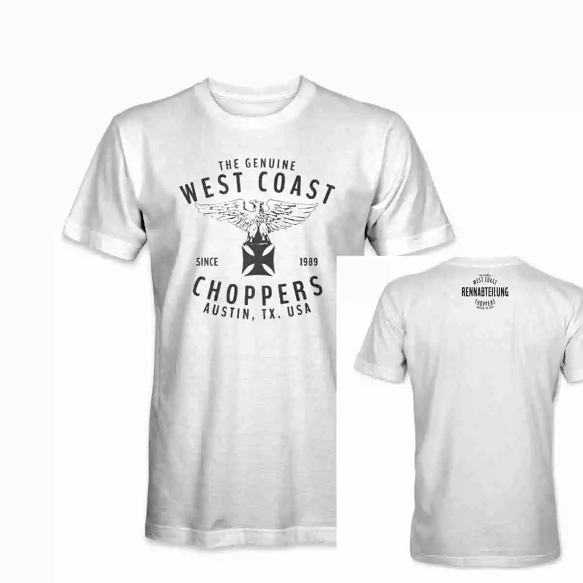 New 2026 West Coast Choppers  Graphic Tee 100% Cotton Round Neck Casual Regular Fit Unisex T-shirt  Summer Top