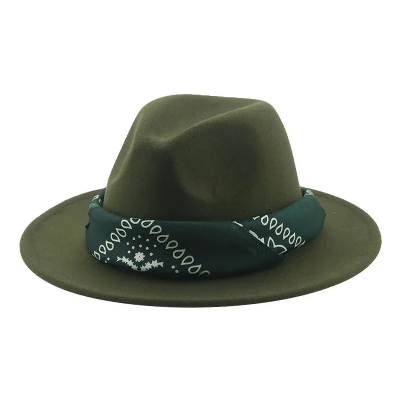 Hats for Women Fedoras Felted Hat Men Women Band Western Cowboy Jazz Caps Dancer Outdoor Women Fedora Hat шляпа женская шляпа