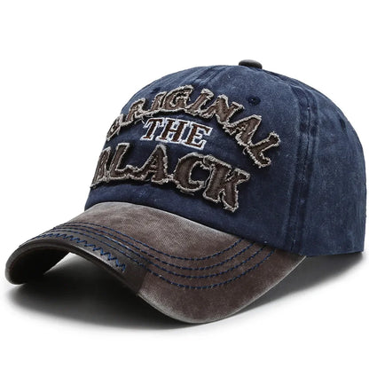 Men Retro Letter Embroidery Baseball Caps Spring Summer Women Cotton Adjustable Casual Hat Hip Hop Streetwear Sun Hats
