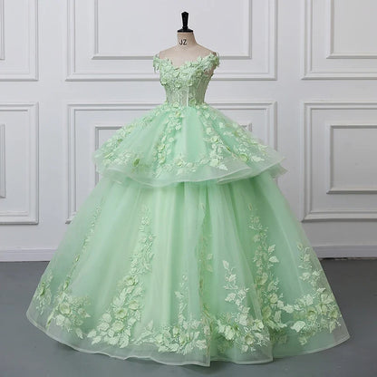 2 In 1 Party Dresses 15 Quinceanera Dresses Ball Gown Sweet 15 Year Old Dress Detachable Skirt Customized Dress For Quinceanera