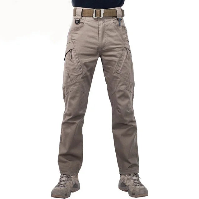 IX9 City Tactical Cargo Pants Men Hiking   Hunting Pants Cotton Many Pockets Stretch Flexible Man Trousers XXXL