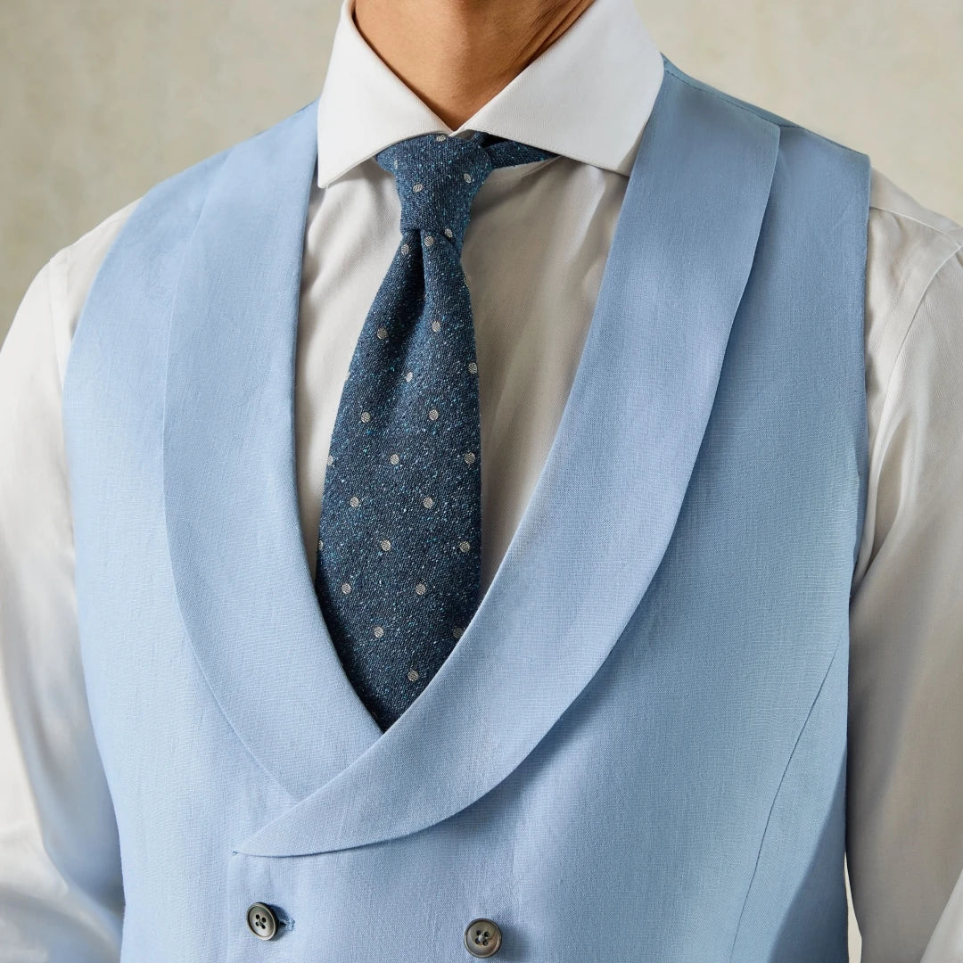 Men Vest Pink Solid Double Breasted With Lapel Waistcoat For Wedding Banquet Business Work Office Casual Daily Men Suit Vest
