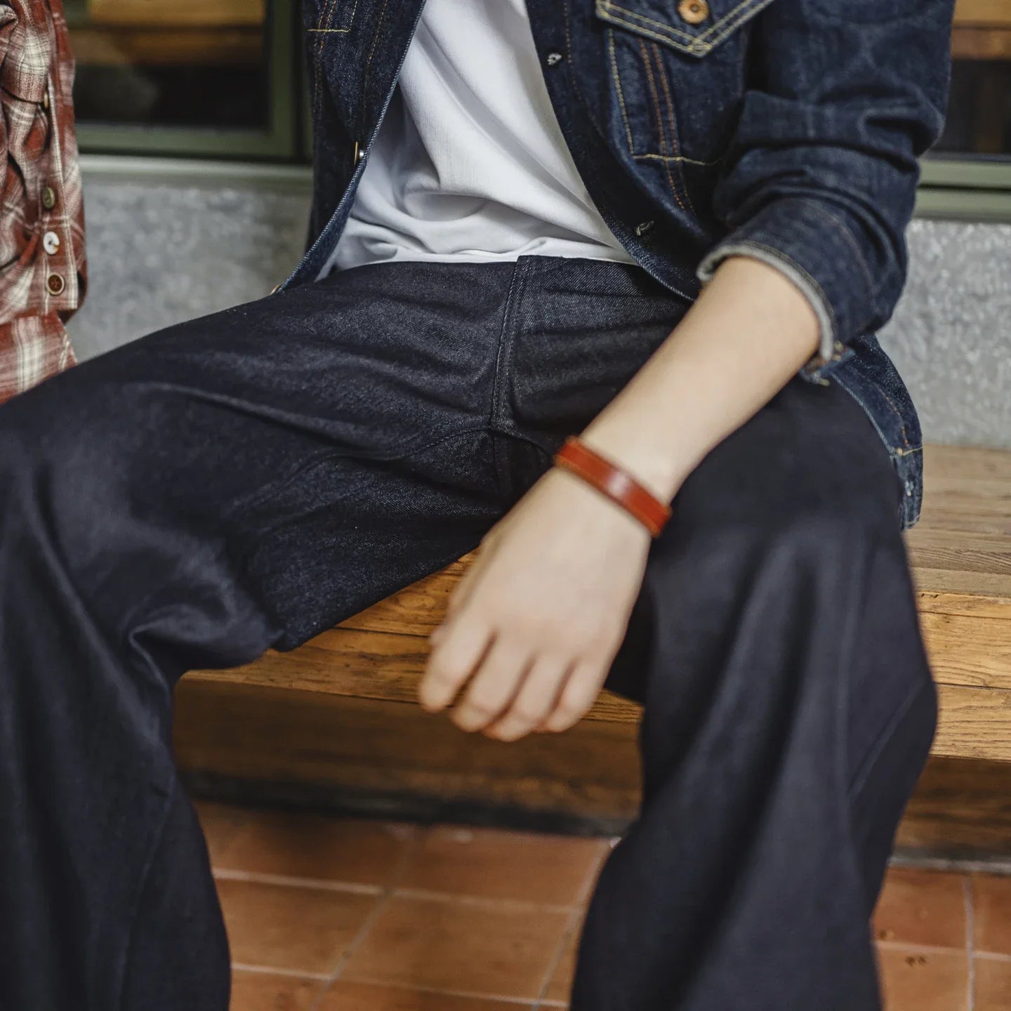 Vintage 15.6oz Selvedge Raw Denim Jeans Heavyweight Blue Loose Fit Wide-Leg Jeans Zip Fly Cotton Trousers for Spring Fall