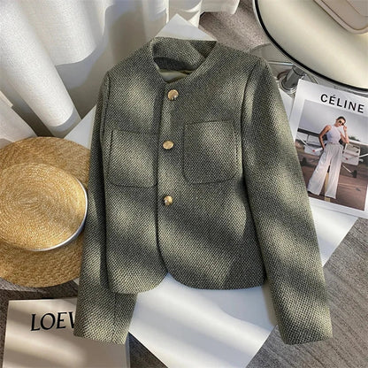 Women's Jacket Spring Autumn 2025 New Leisure Comfortable Women's Suit Coat Versatile Loose Appear Thin Ladies Blazer Outerwear