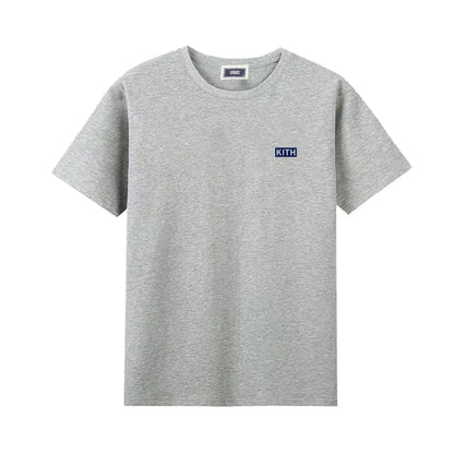 Summer Exported to Japan Korean Cotton Men Women T-shirt Embroidery letter Logo Couple Casual Loose O-Neck Short Sleeve Tees