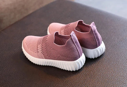 Children Running Sneakers Boys Kids Shoes Mesh Breathable Anti-Slip Walking Patchwork Tenis Toddler Soft Soled Girls Shoes