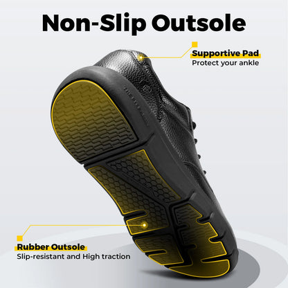 Wide Version Men's Leather Shoes Walking Shoes Oxford Shoes For Formal Business Shoe Comfortable All Day Wear