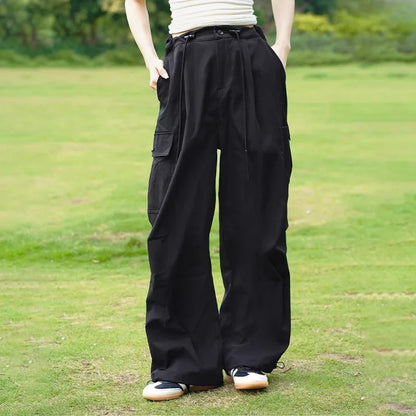 Outdoor Hiking Pants for Women Men's Casual  Trousers 2024 Autumn Sports Pants Loose Functional Overalls  Windproof