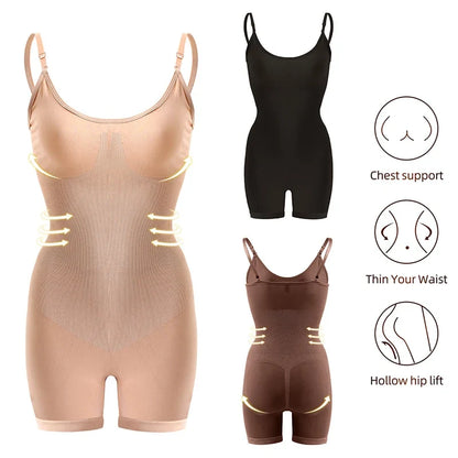Women Seamless Bodysuit Push Up Corset Waist Trainer Trimmer Butt Lifter Body Shaper Slimming Shapewear Tummy Control Underwear