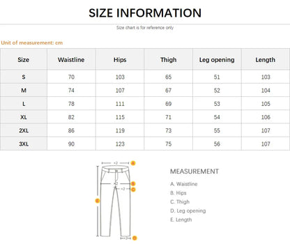 100％ Cotton Men's Baggy Straight Jeans Comfortable Soft Casual Pants Fashion Korean White Brown Denim Trousers Male Clothing