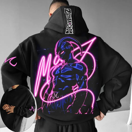 Dragon Ball Men's Hoodie Sweater Majin Buu Japan Anime Summer Autumn Boy Children Unisex Long Sleeve Parent-Child Wear