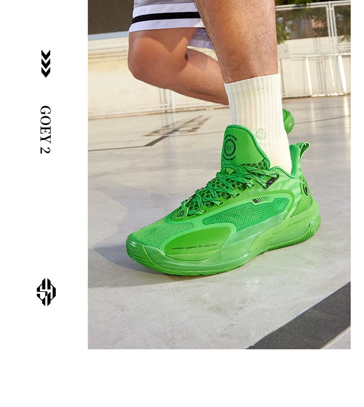 GOEY 2.0 Youth Men's Sports Basketball Wear-Resistant Non-slip Shock-absorbing Lightweight Sneakers Male 672511117