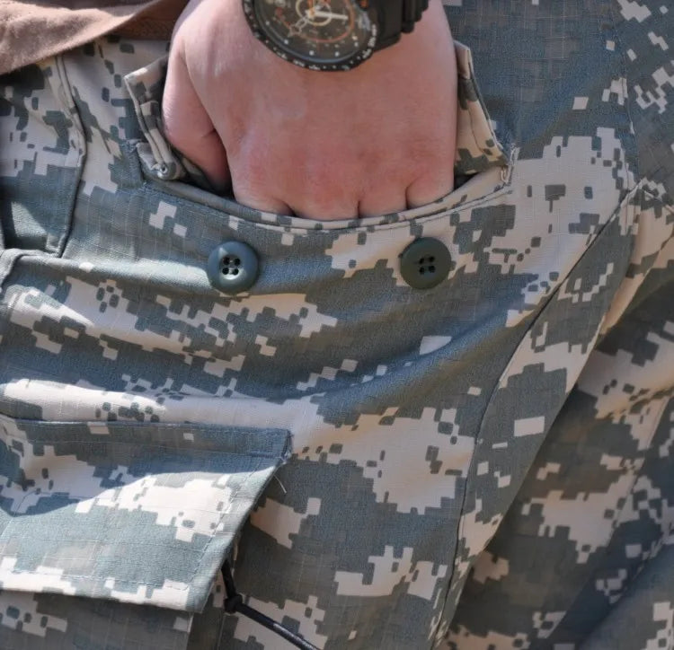 Men's Uniform Camouflage Tactical Multicam Cargo Pants Army Combat Long Trousers Fisthing Climbing Hunting Pants