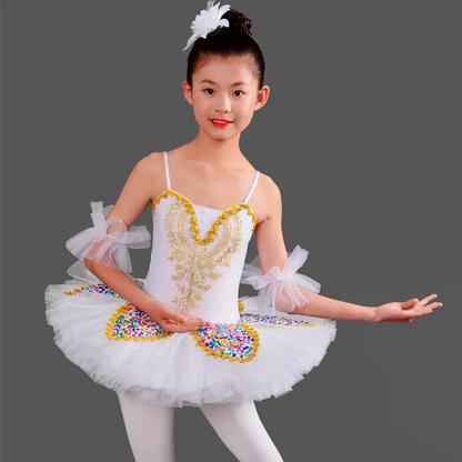 Summer Ballet Dresses Kids Outfit Dance Costumes Girls Clothes Vestidos Ballerine Girl Dress Tutu Ballet Leotards Children's Day
